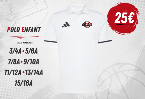 POLO BLANC ENFANT