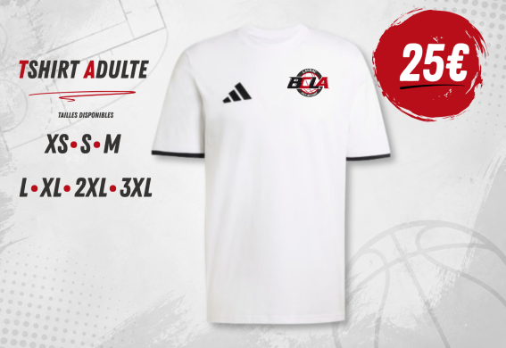 TSHIRT ADULTE BLANC